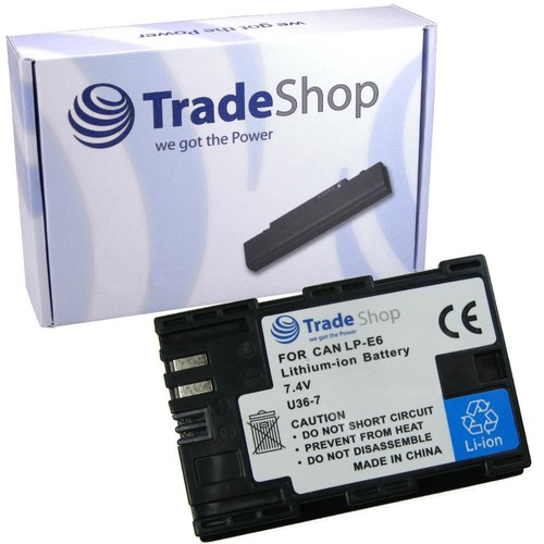 Batteria 2000mah per canon - batteria,